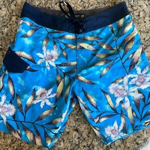 Volcom Orchid Floral Print Board Shorts-Mod Tech Mens Size 29